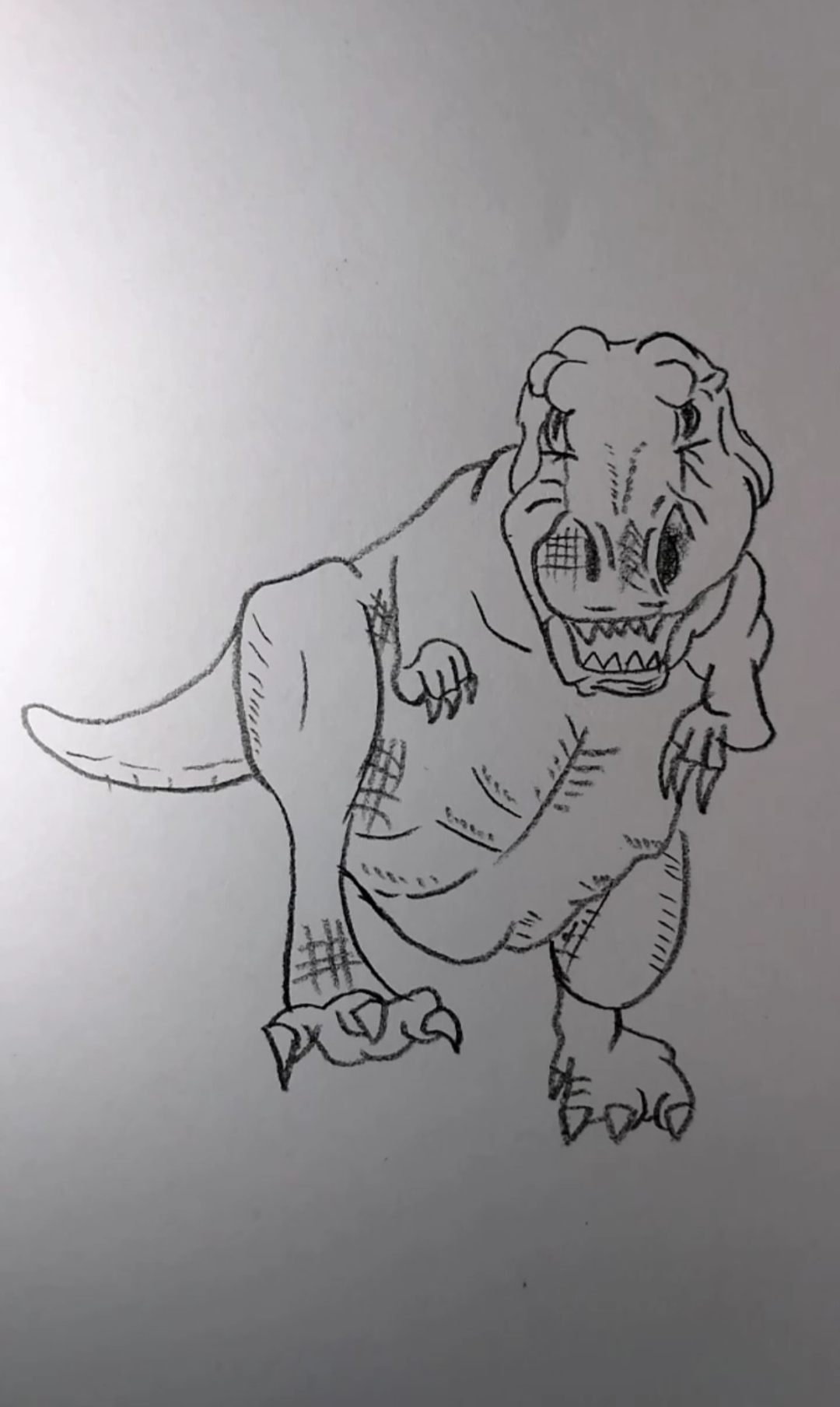 教孩子画恐龙?