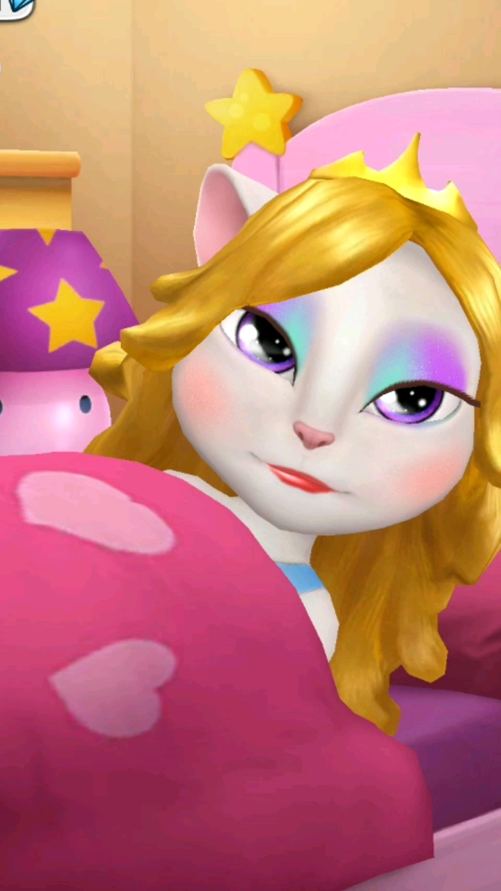 安吉拉大小姐睡觉啦!睡觉都那么美!