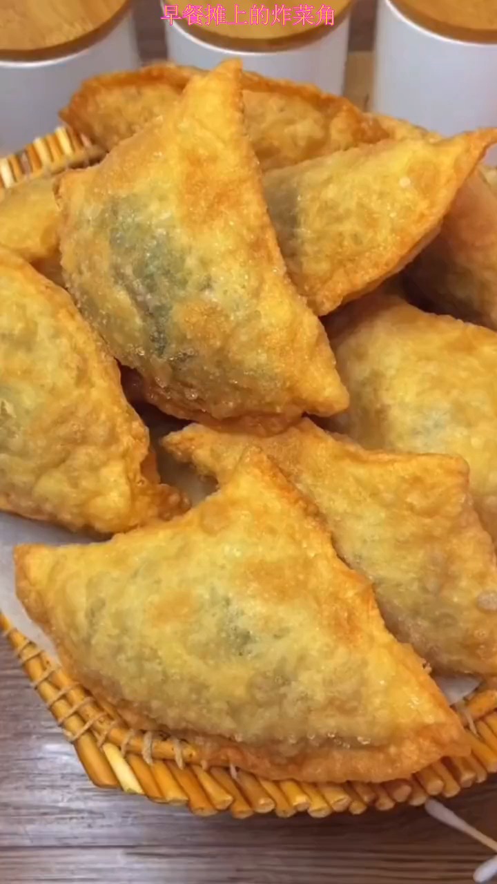 早餐摊上的炸菜角