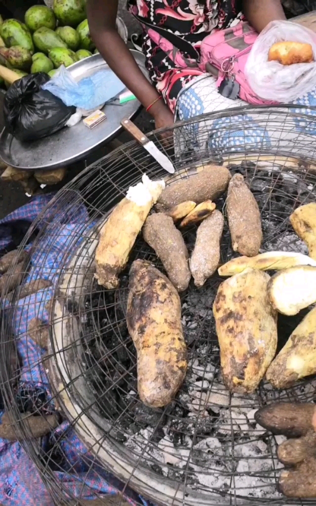 非洲特色烤木薯
