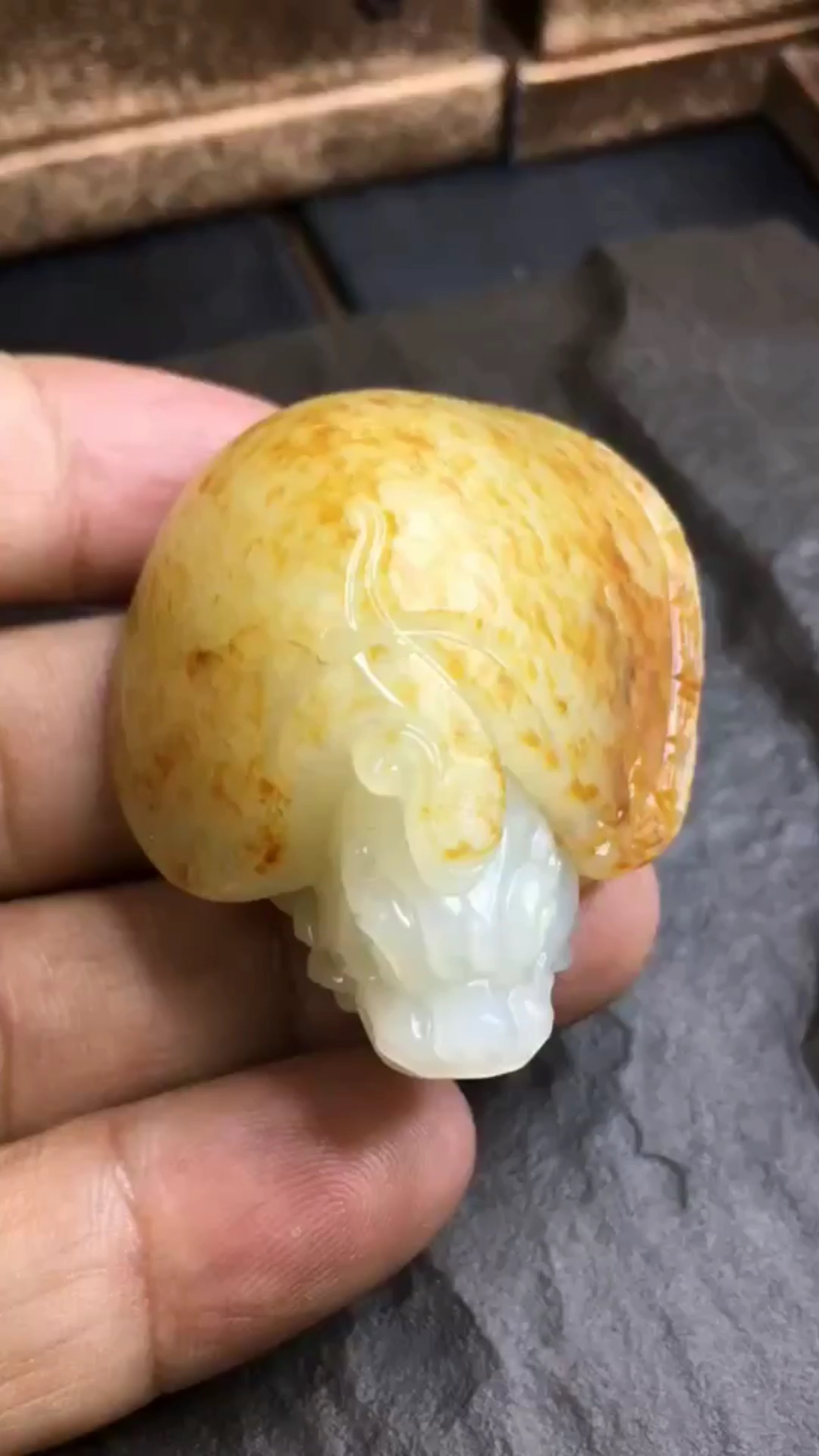 壳随籽型雕刻龙龟