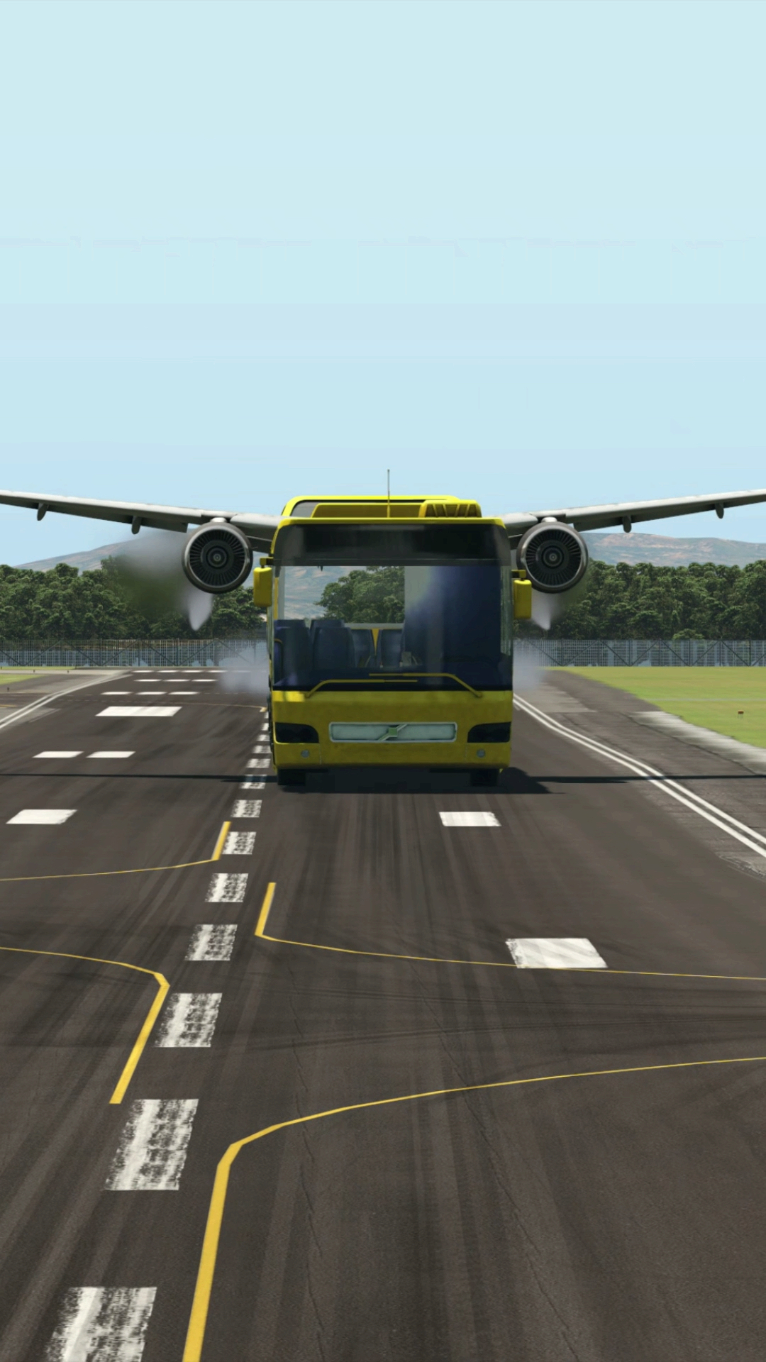 脑洞#堵车的时候,公交能飞就好了.