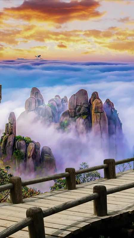 这是不是传说中的仙界?风景