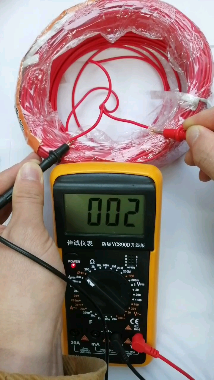 万用表#,如何用万用表测试检查导线通断