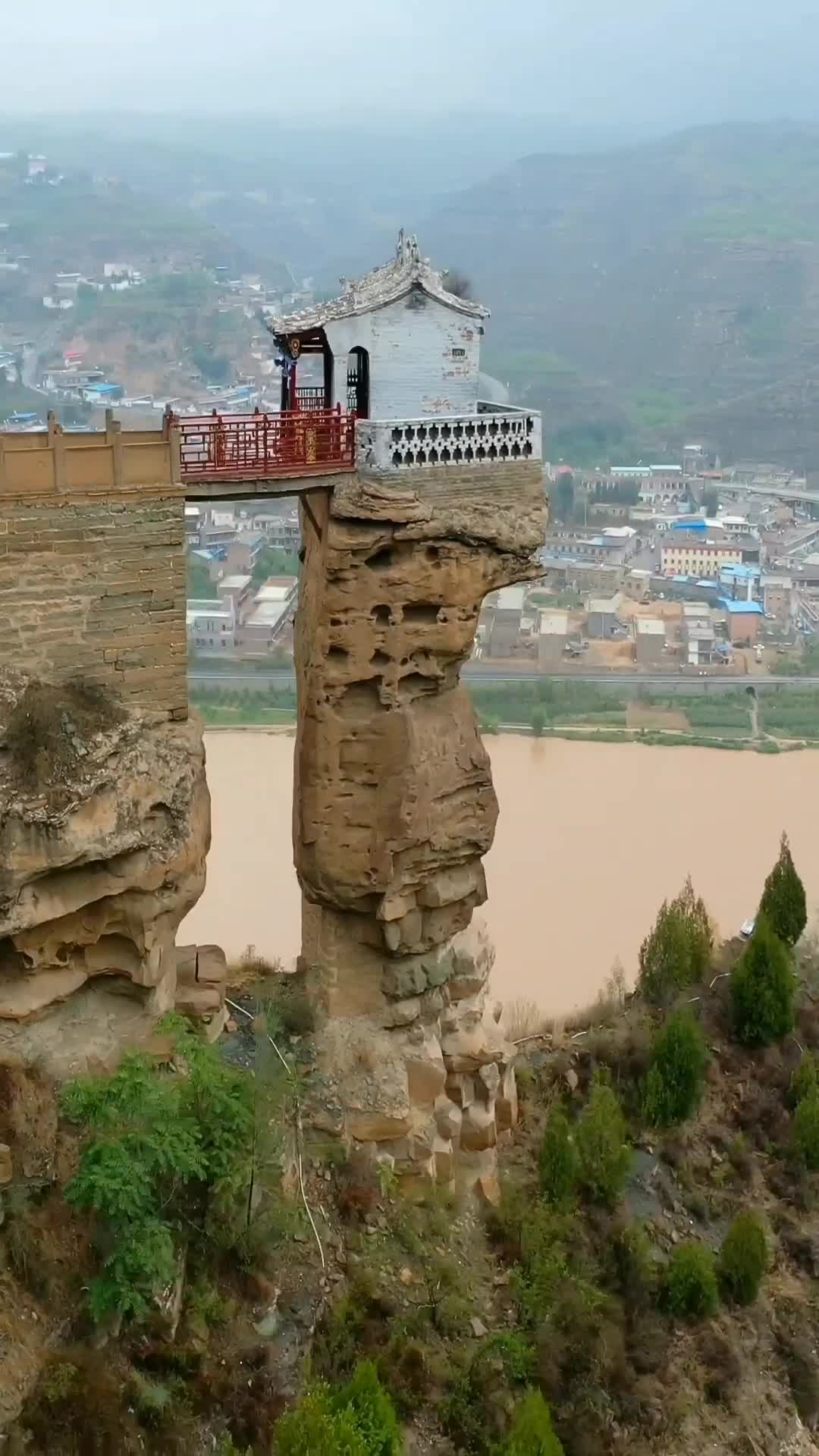 陕西佳县黄河香炉寺,隔着屏幕双腿都发软!