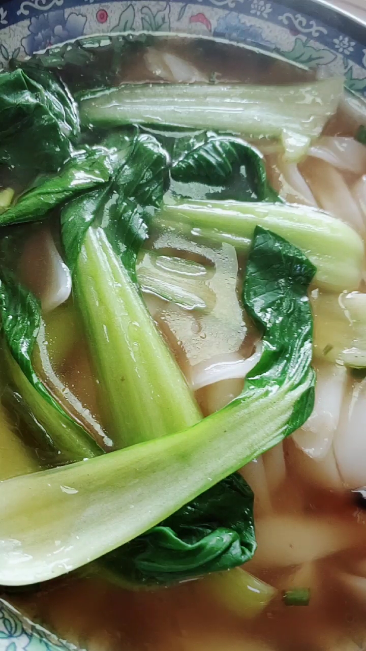 青菜河粉.
