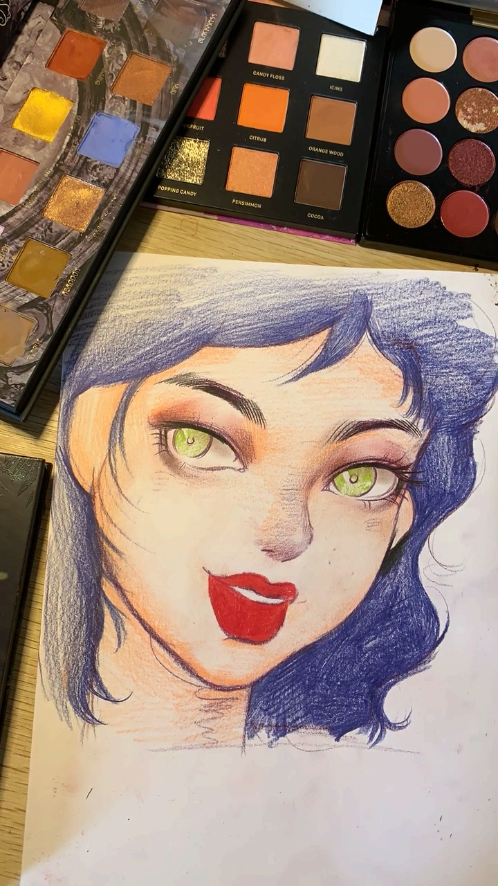 眼影也能用来画画!