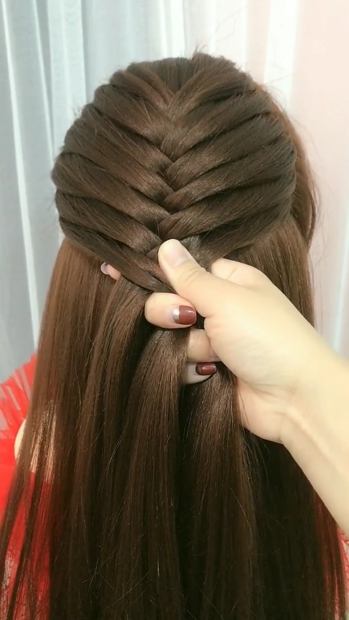 鱼骨辫详细教程