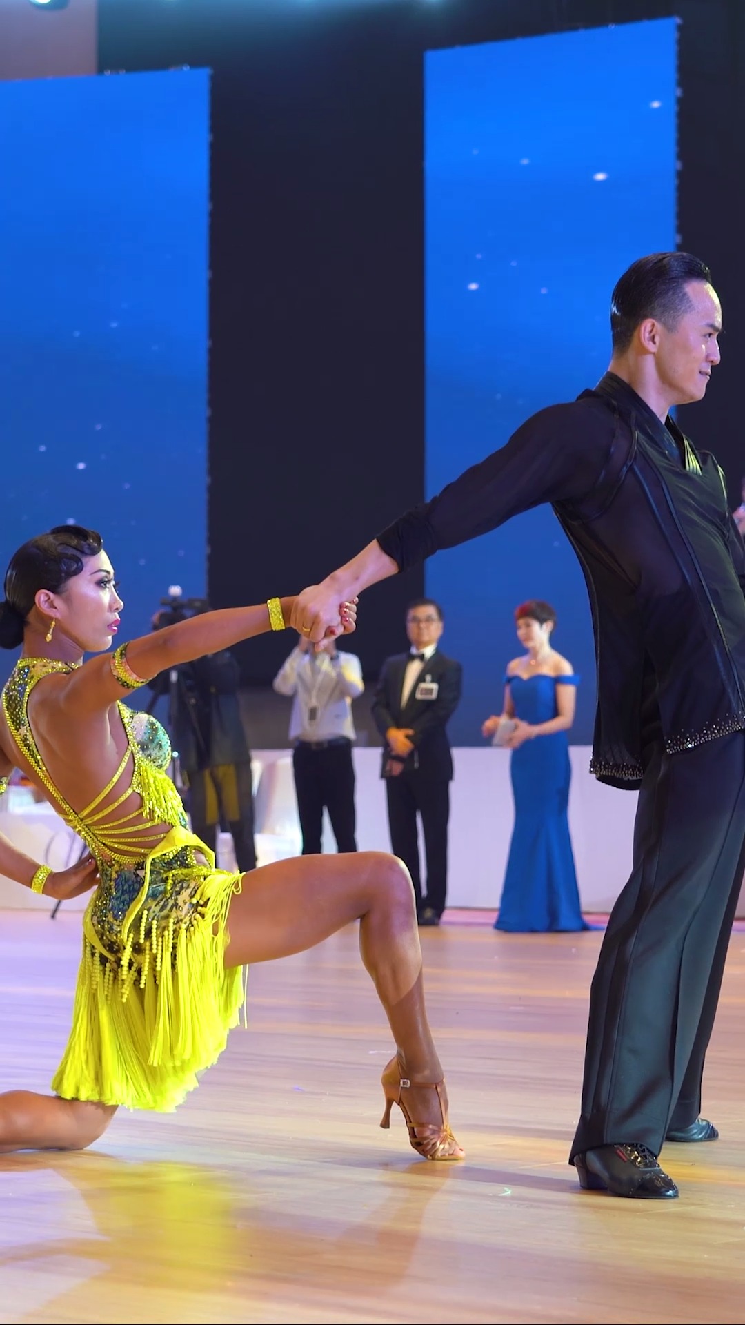 拉丁舞#听说正是因为李玓赵蕾喜欢出大招,所以最热衷于牛仔和斗牛舞