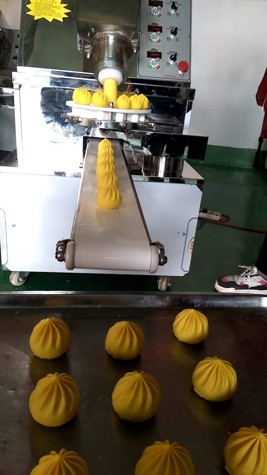 仿手工包子机 克重大小速度快慢都可以调节#创工制造