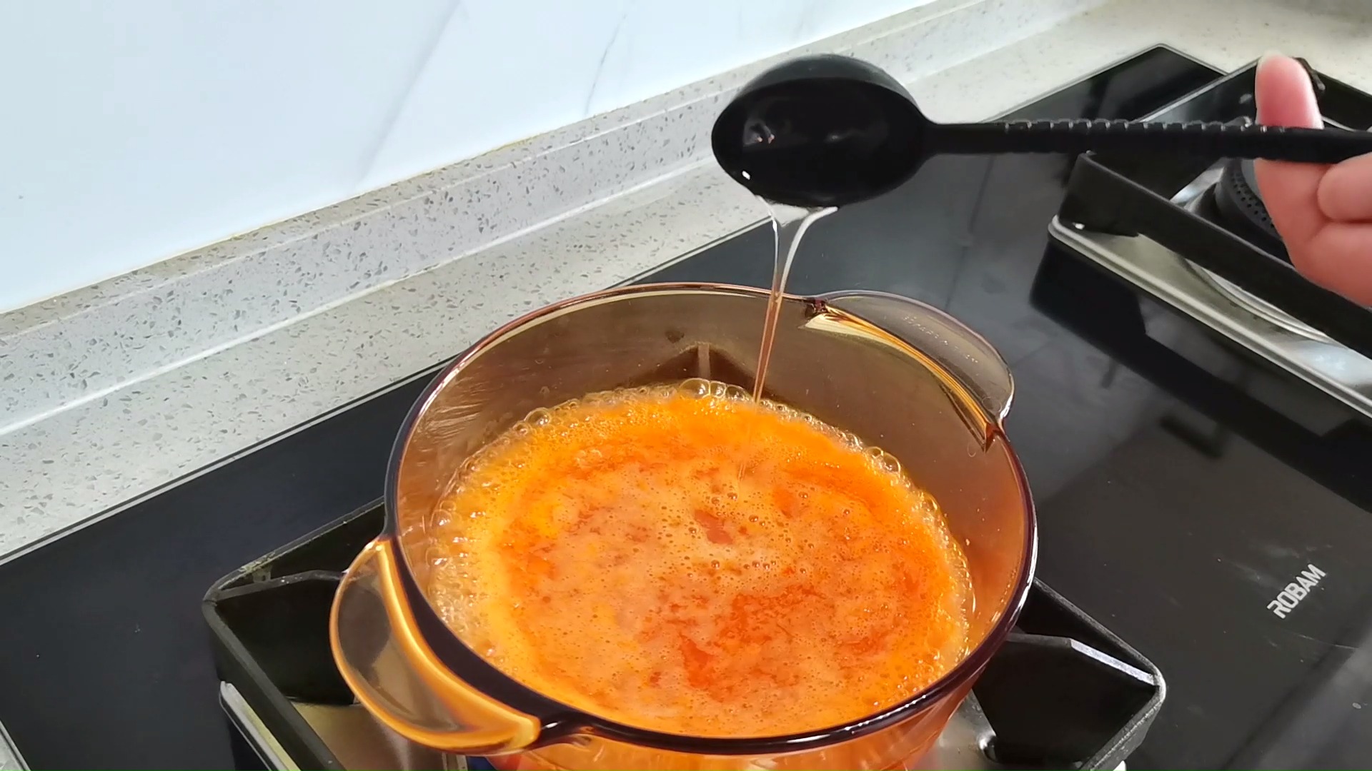 自制美食#胡萝卜蜂蜜酱,成品颜色靓丽,味道好减脂饱腹,赶紧来动手做