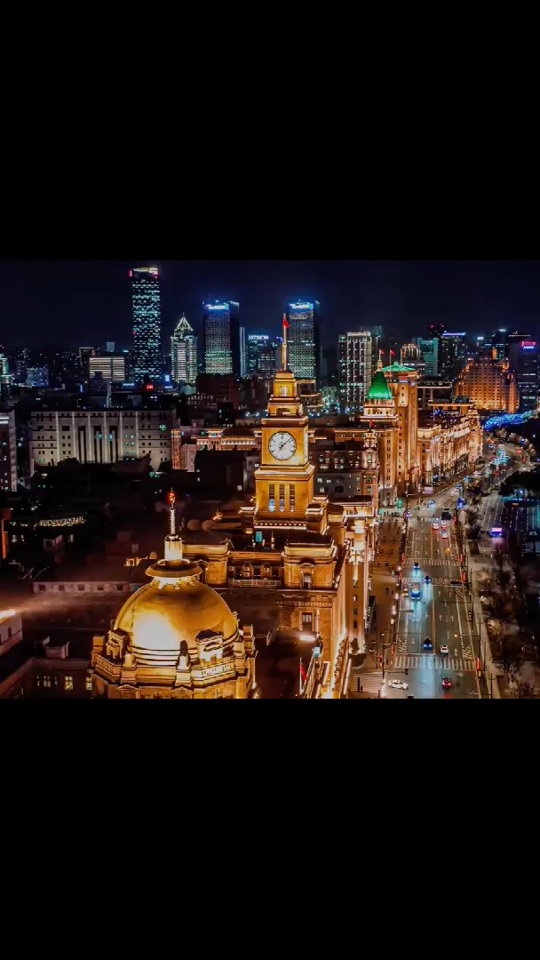中国第一大城市,上海的城市夜景