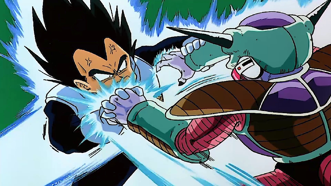 七龙珠#龙珠,千年老二贝吉塔vs弗利萨!