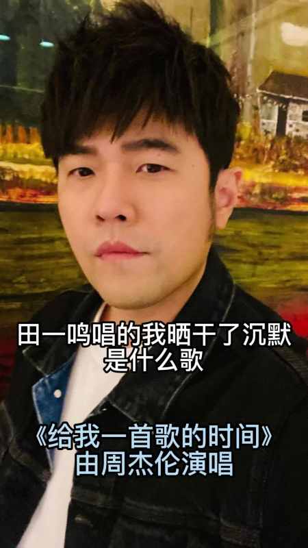 田一鸣唱的我晒干了沉默这句歌词是哪首歌你明白了吗