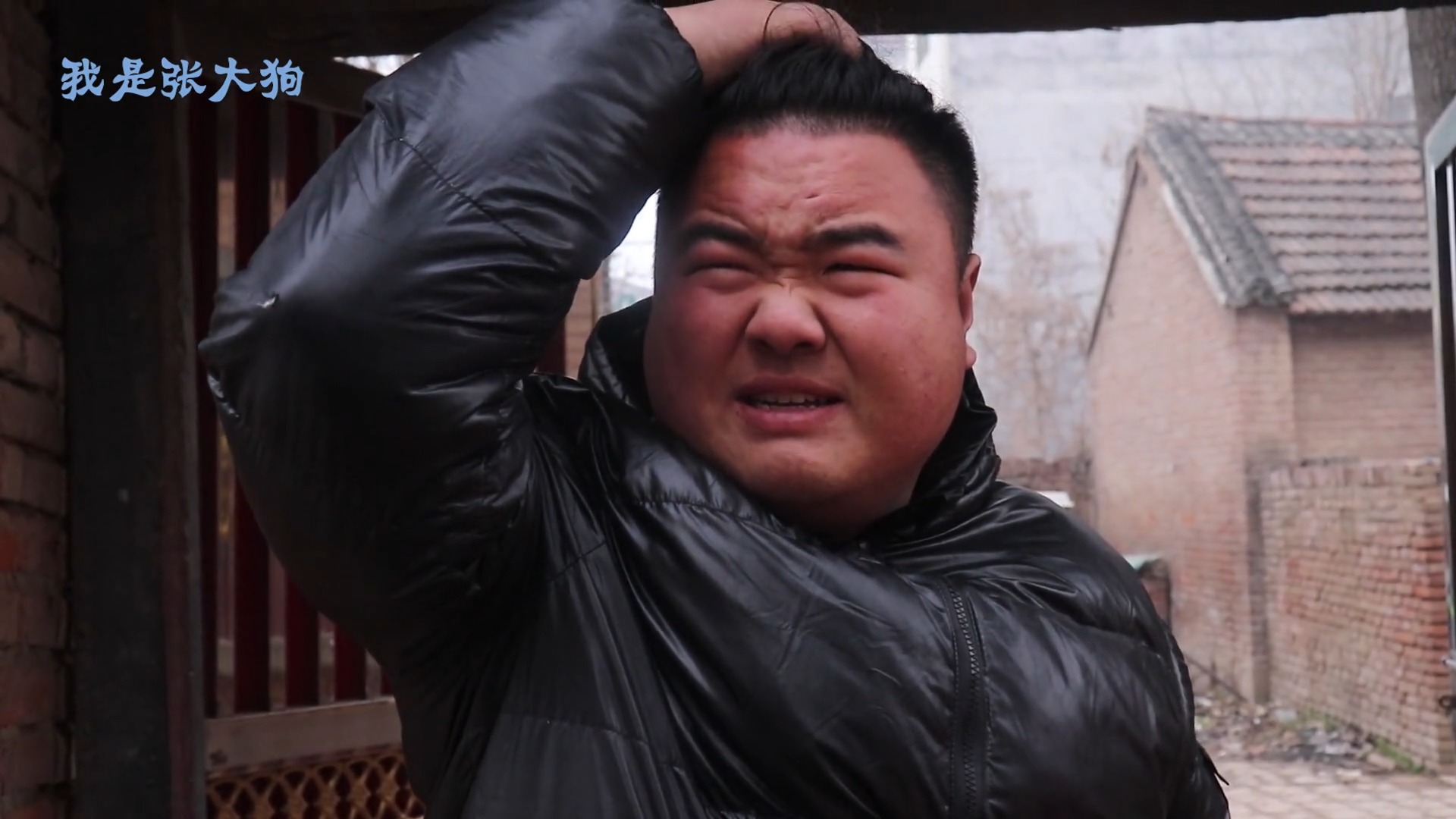 亲子鉴定#大狗被妻子薅着头发去做亲子鉴定,邻居听后扭头就跑,笑死人