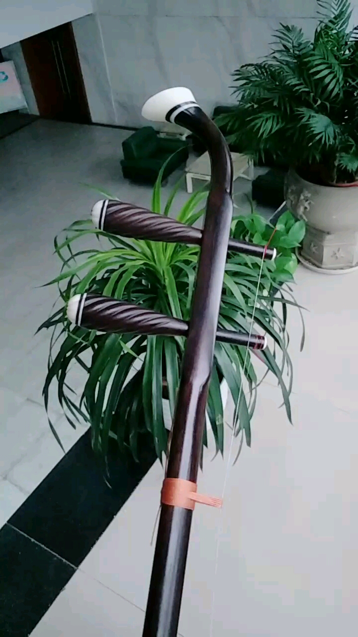 二胡#旧料黑檀二胡手工制作