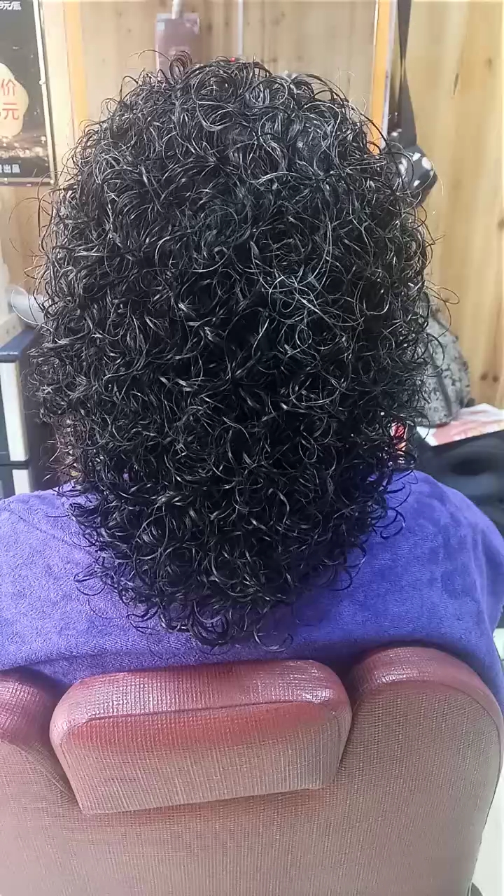 镜头里的秋天#卷卷头发型