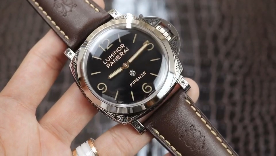 沛纳海pam00972意大利firenze佛罗伦萨专卖店雕花款