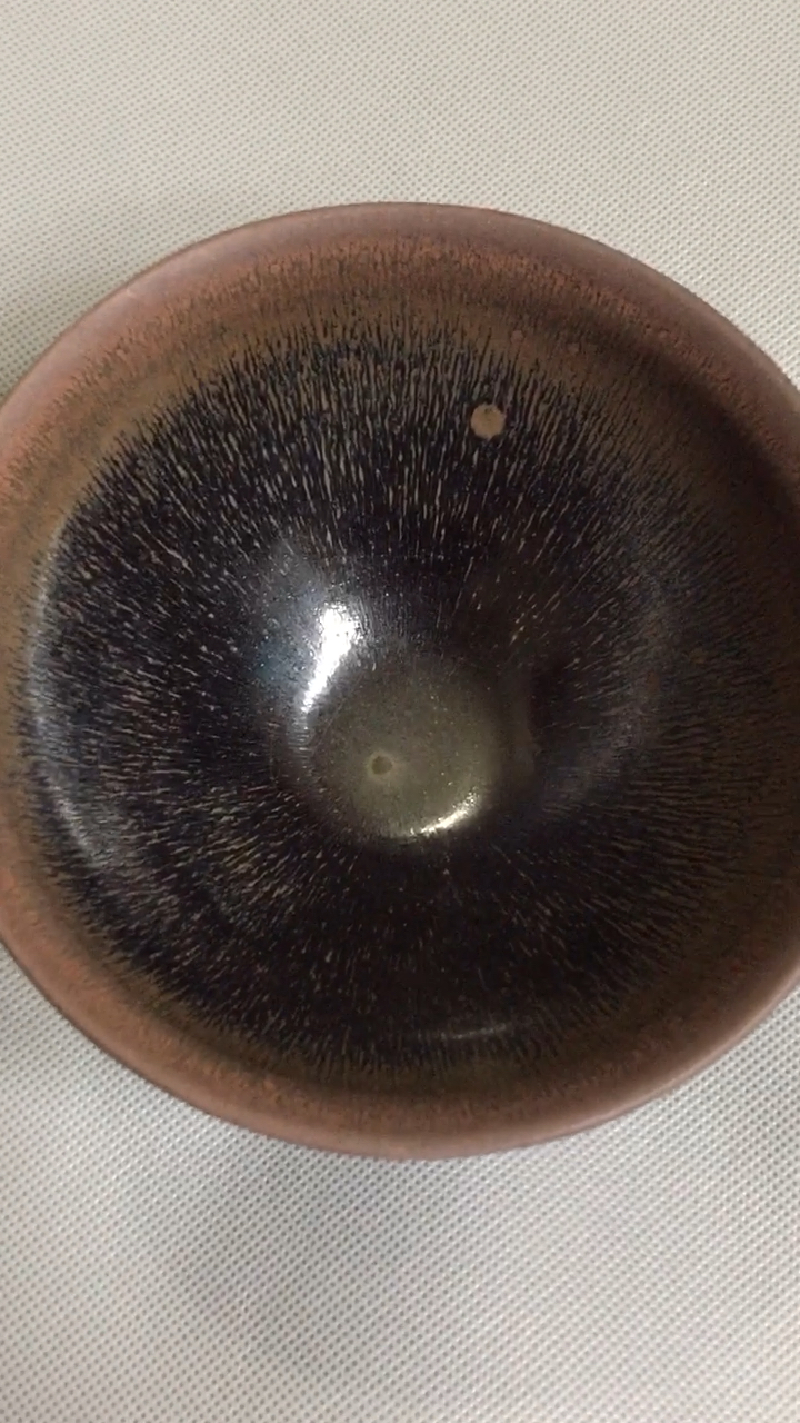 宋代建窑黑釉兔毫盏(宝丰堂主藏)