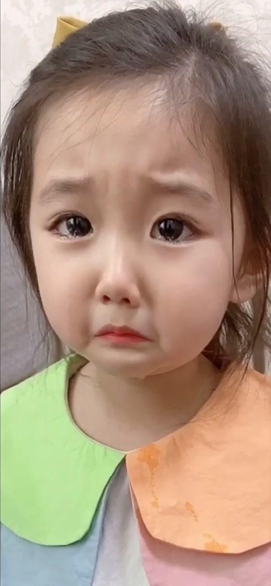 唉呀妈呀哭的老伤心呐#萌娃