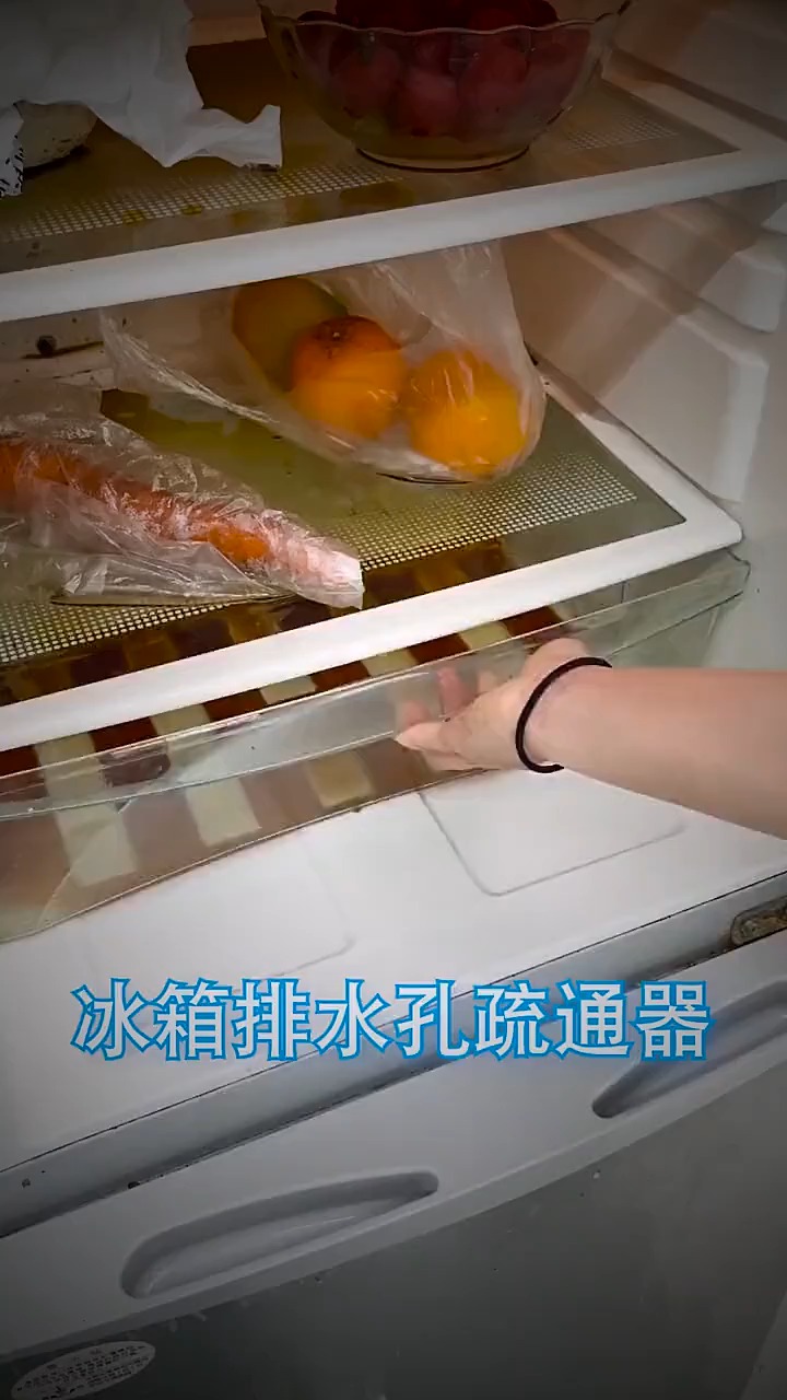 有了這個冰箱排水孔疏通器冰箱排水孔再也不會堵了