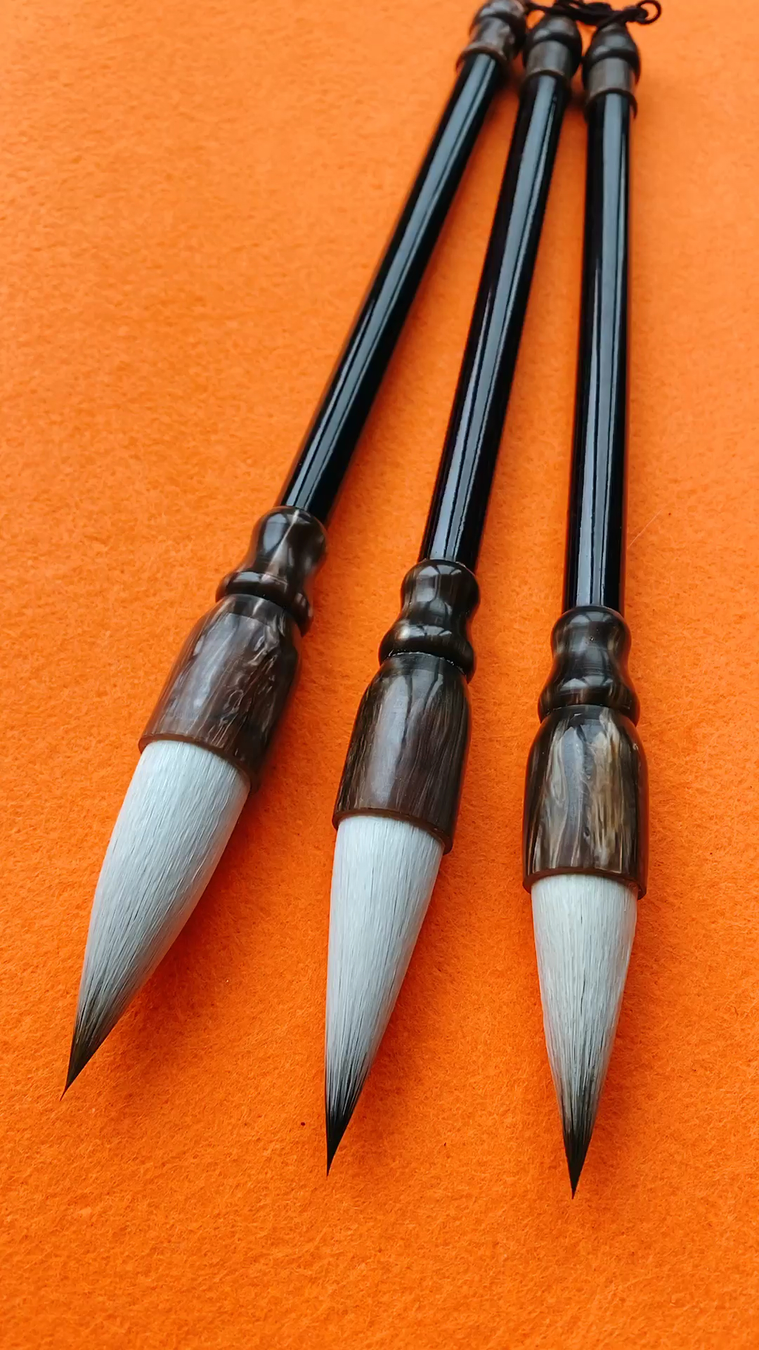 特制极品蒜头笔笔肚饱满,聚锋好!上手容易好把握