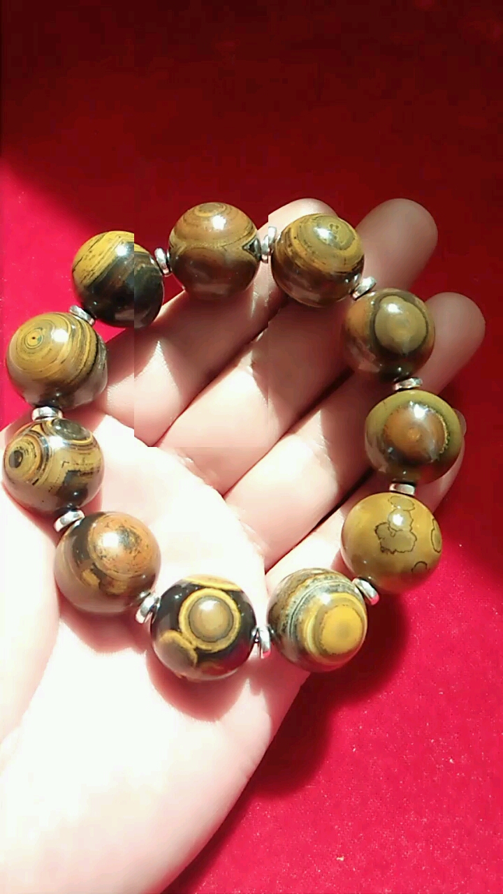 九眼石页岩手串2.