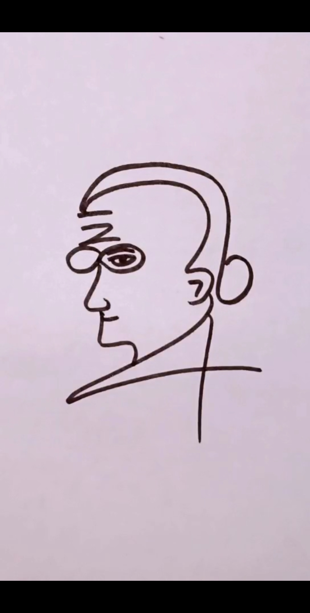 创意数字画#用数字画老奶奶