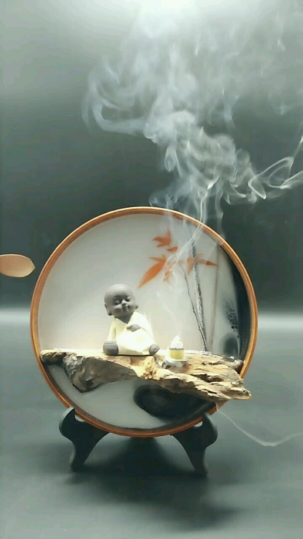 佛系生活#树脂画～禅意摆件