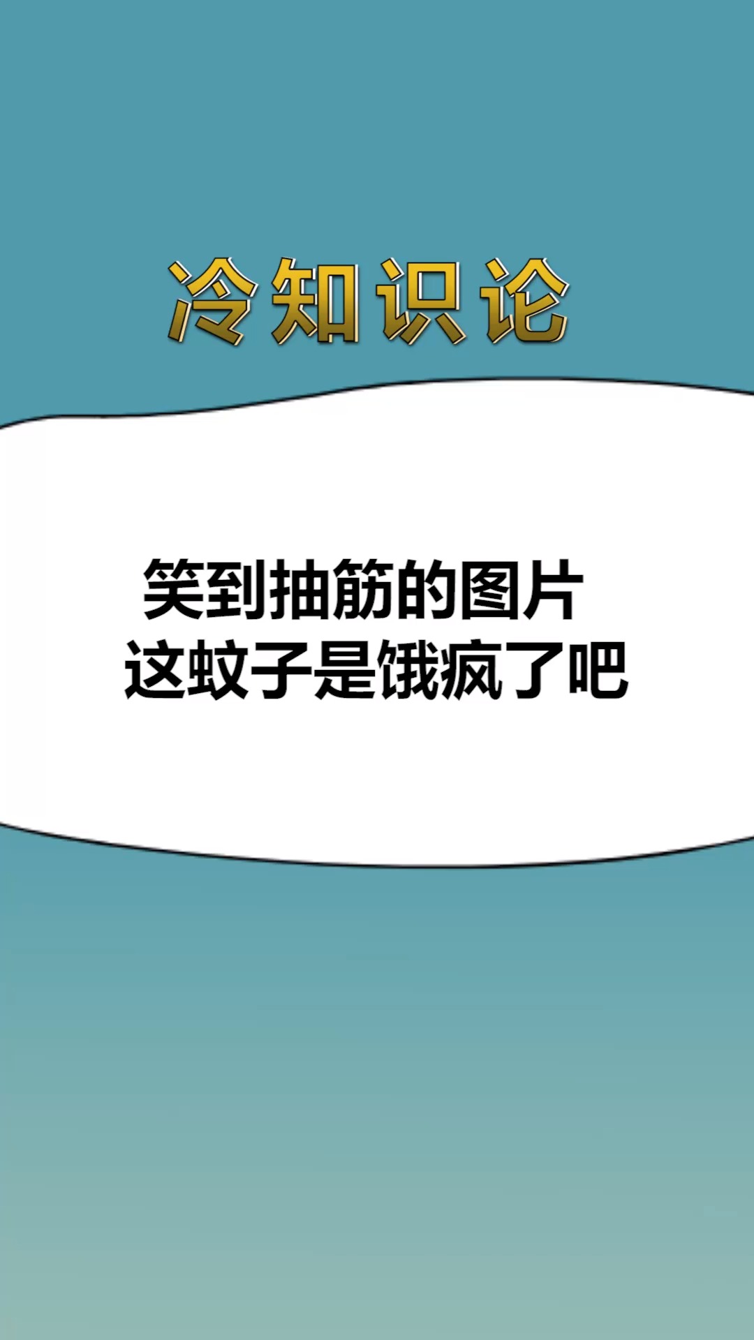 每天一点冷知识笑到抽筋的图片这蚊子是饿疯了吧