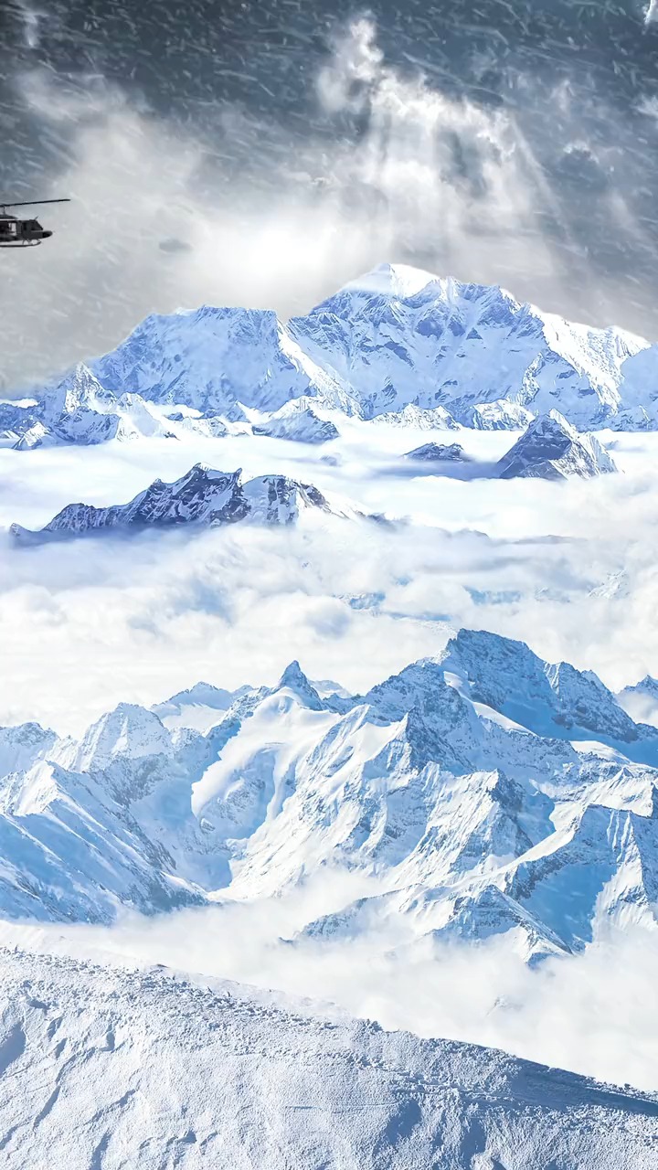 来海拔8000千多米的珠穆朗玛峰