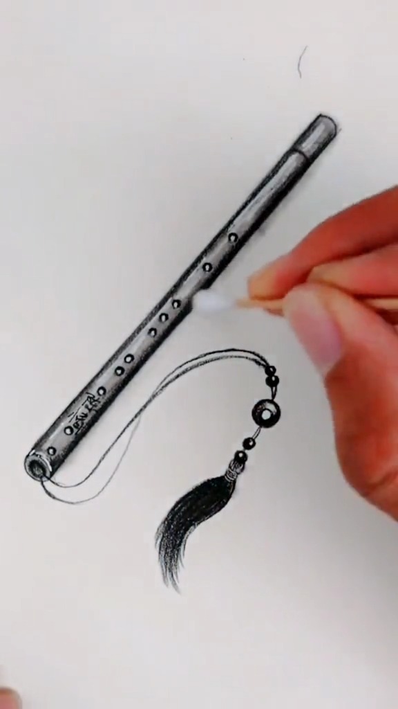 教你画一个笛子,你学会了吗?-度小视