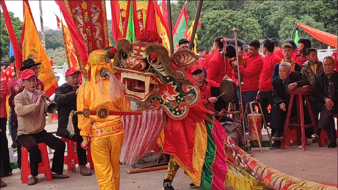 秀出我的家乡味#来来来,看原汁原味的海陆丰"萌虎狮"了,平时就"卖麦