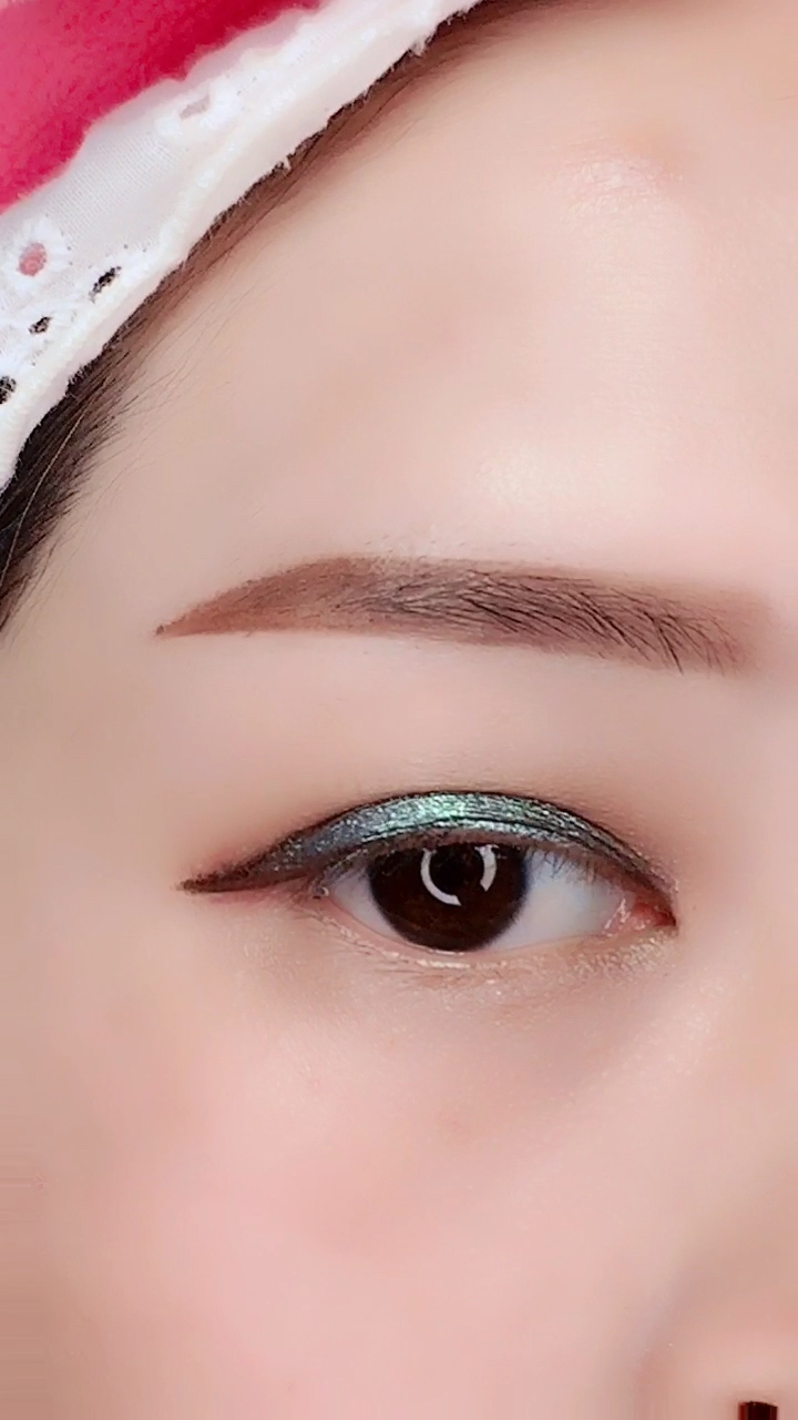 这个眼影搭配超漂亮