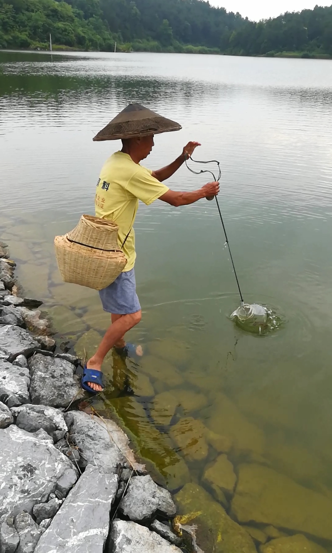 户外抓鱼#高手在民间,你见过这样抓鱼的吗?