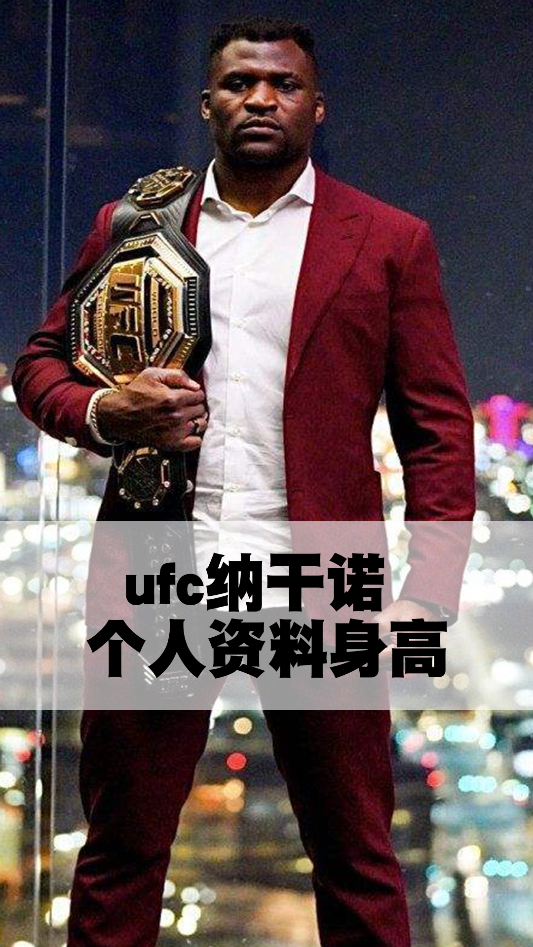 ufc纳干诺图片