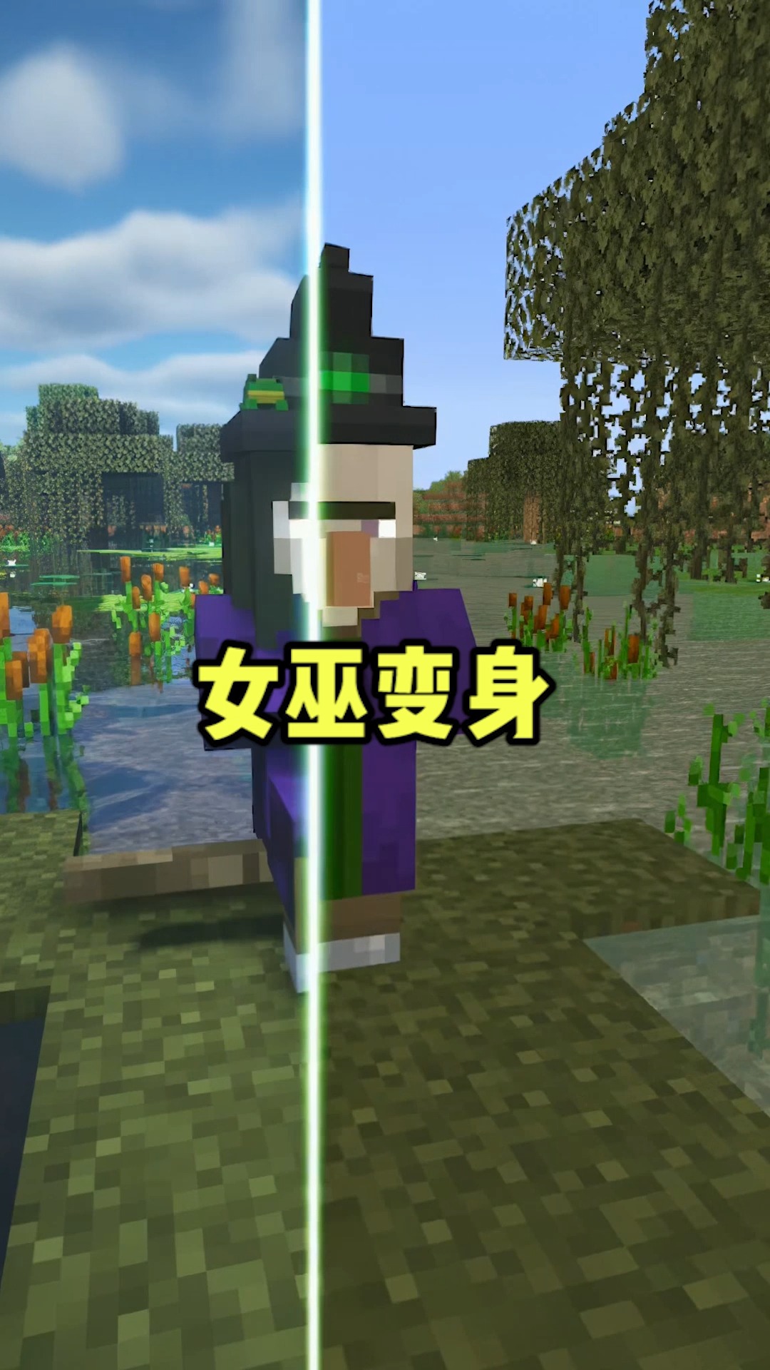 我的世界#我的世界:女巫变身!