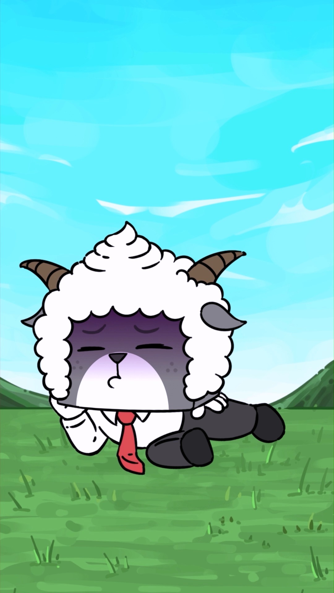 二次元#这下真的羊了个羊了,喂?你好,我是懒羊羊,请问你是什么羊?