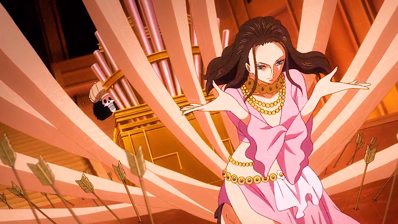 动漫#这个剧场版的罗宾一定是最美的