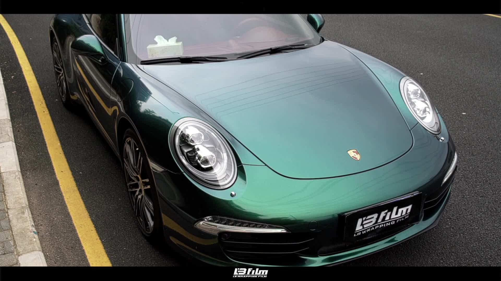 lbfilm改色膜-保时捷皇家绿
