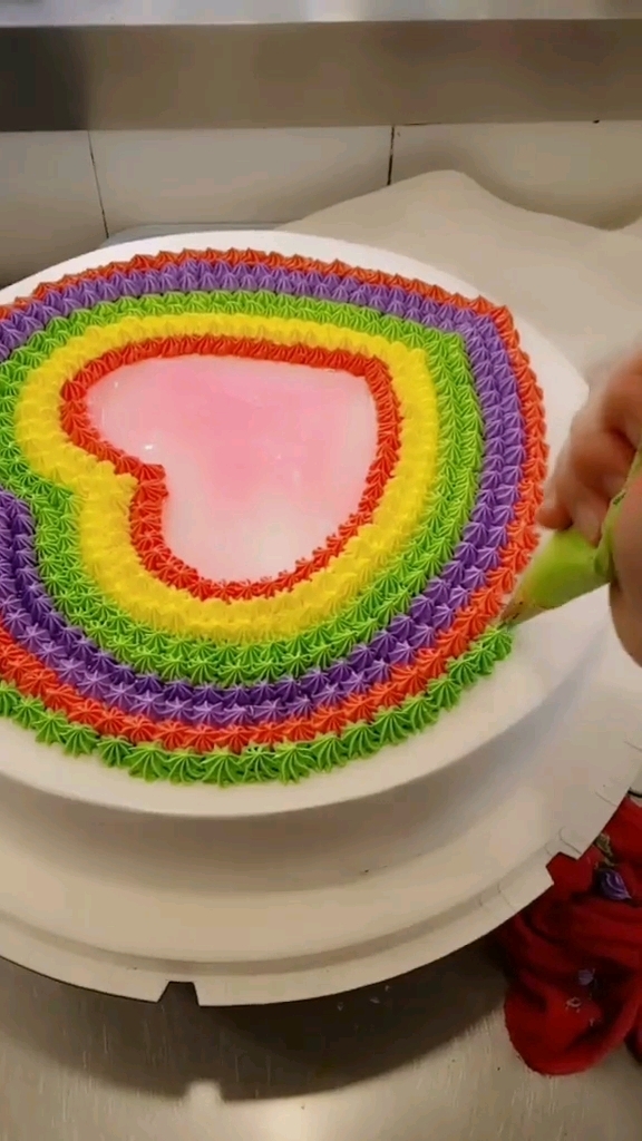 过了腊八就是年#五彩缤纷的蛋糕你们喜欢吗?