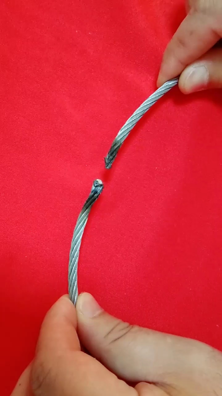 钢丝绳这样对接牢固无比!