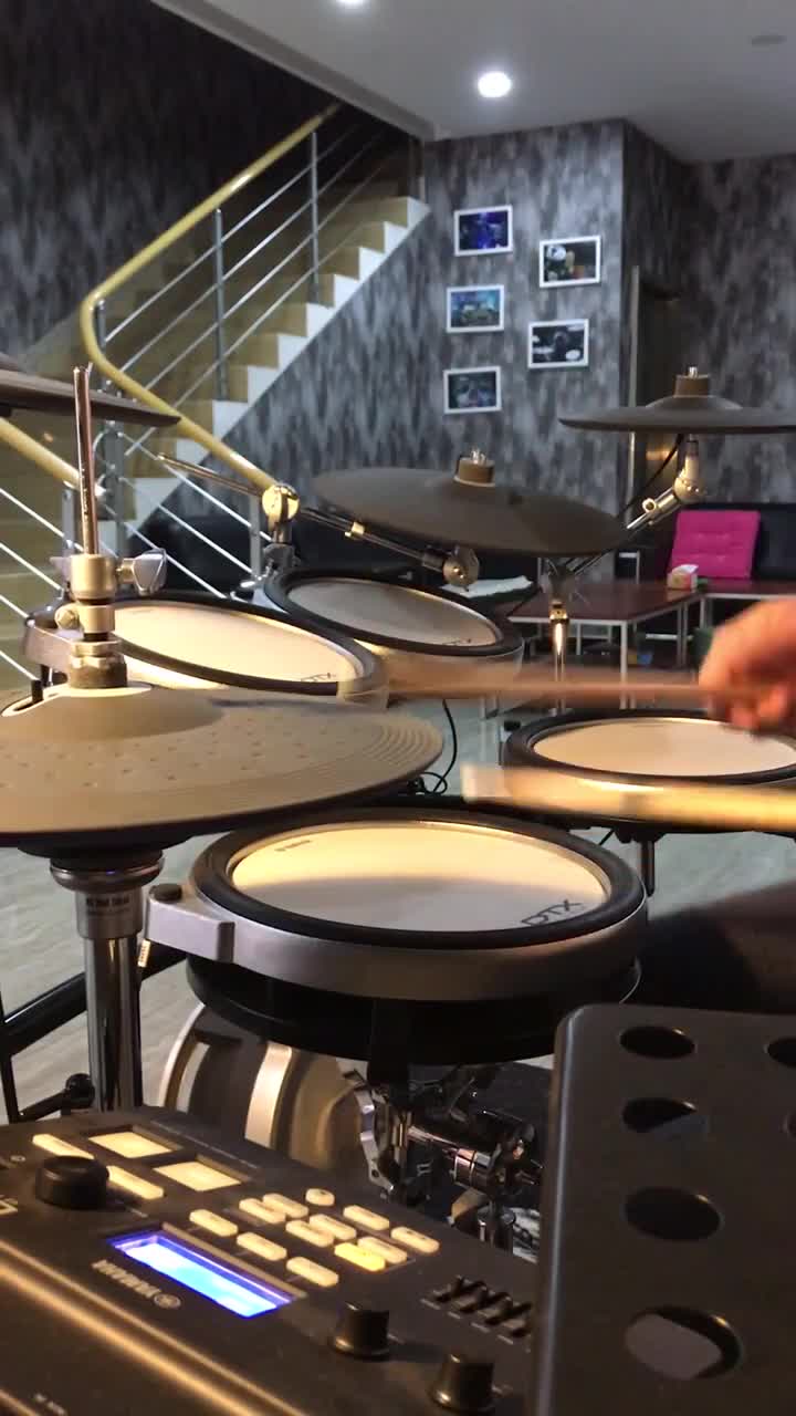 架子鼓好听的funk节奏演示教学