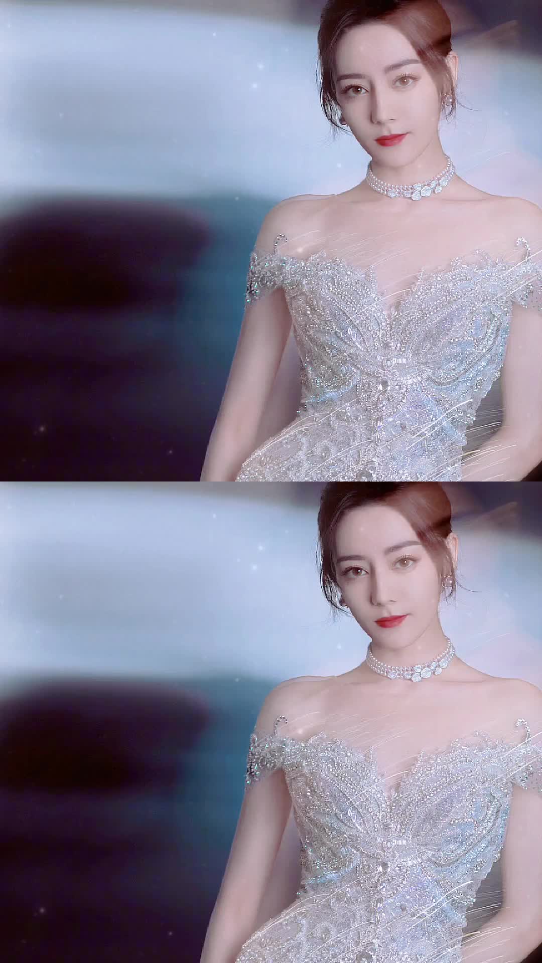 迪丽热巴的星空礼服绝绝子,不愧是红毯女王!