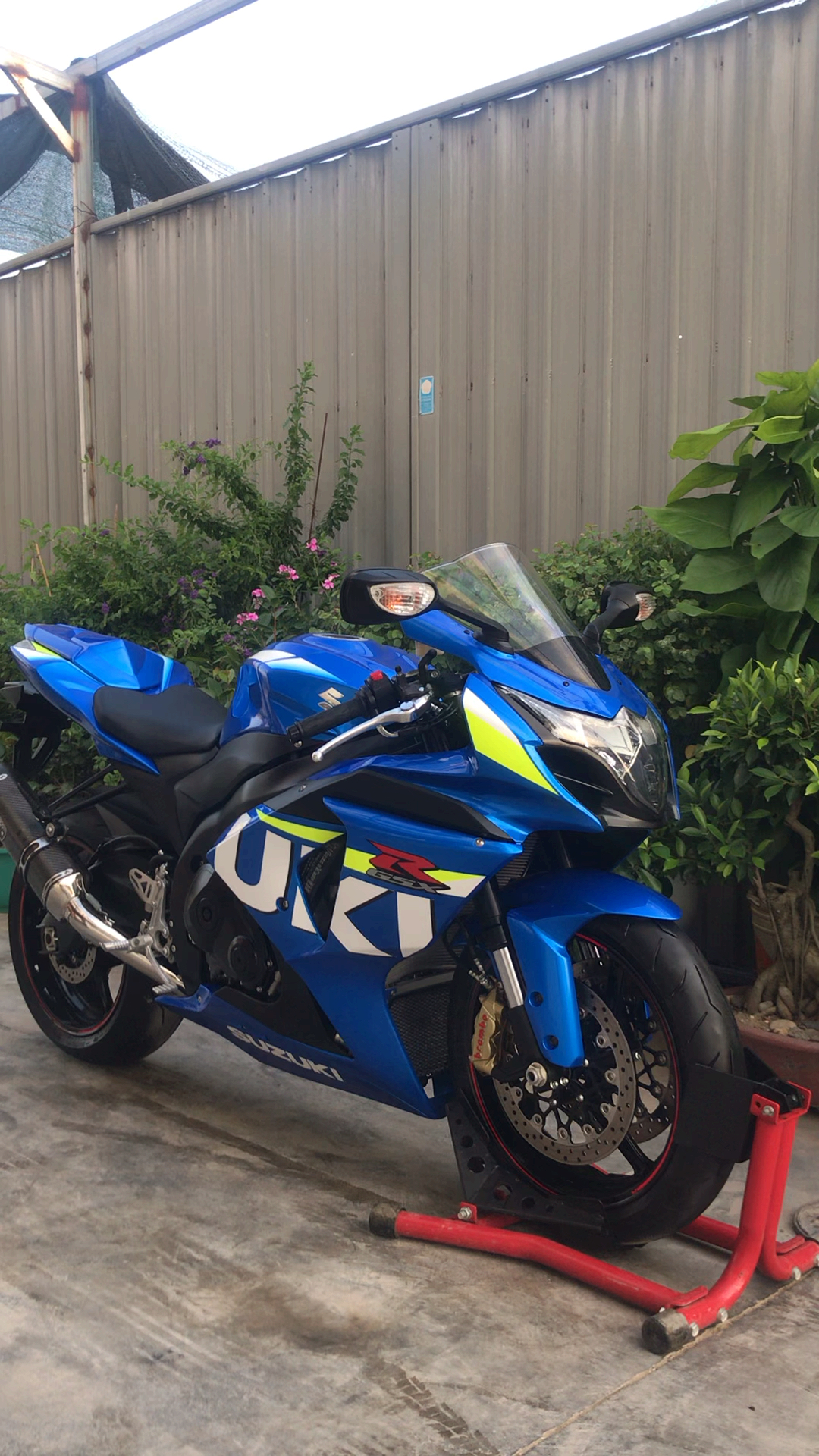 2012年铃木大r1000 国外全段吉村排气  发动机防摔胶等 三种动力模式