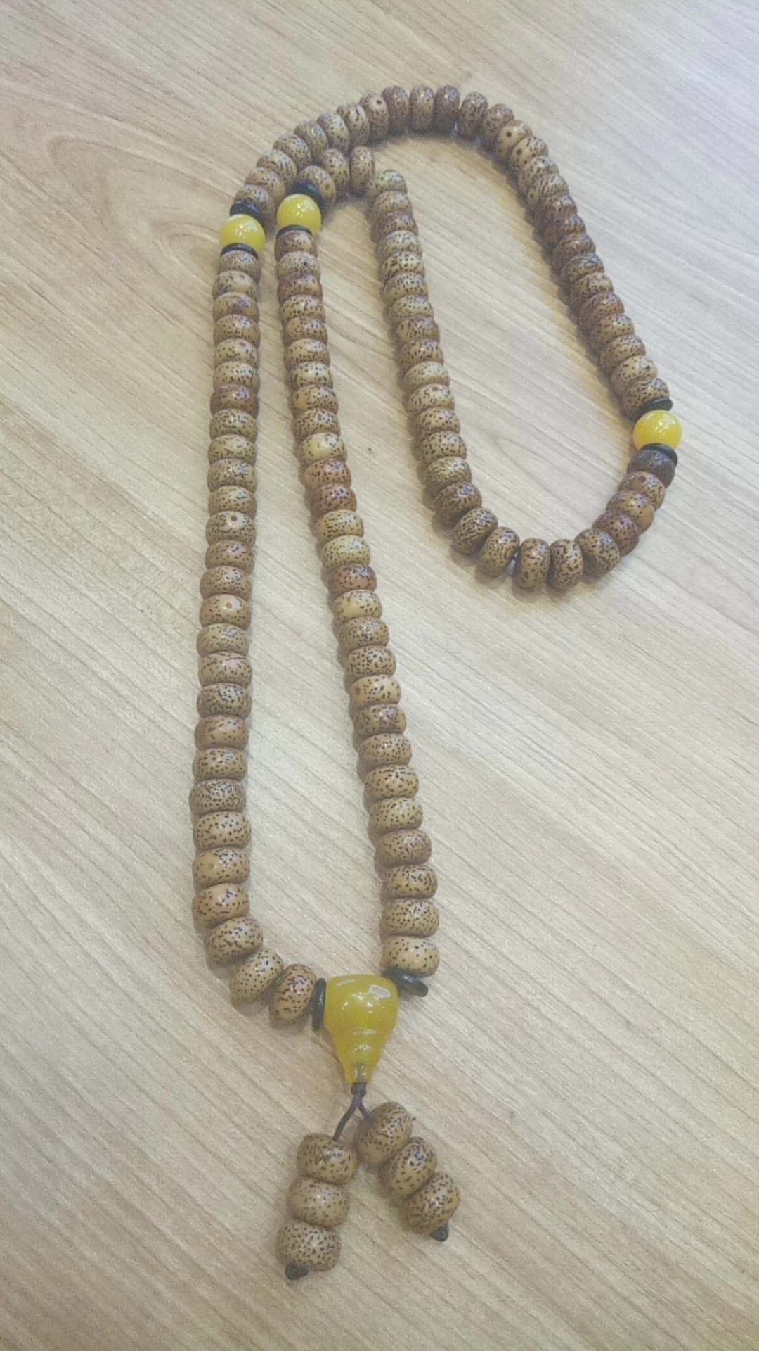 海南星月菩提子手串十年老籽陈籽高油正月108颗男女项链手串佛珠