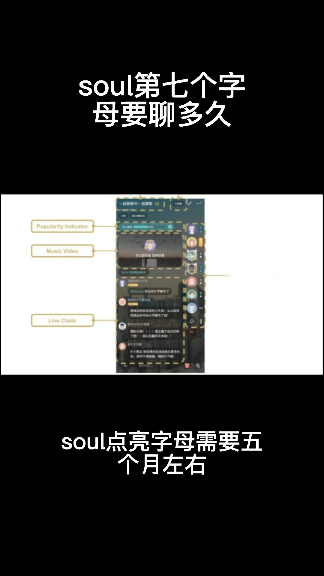soul字母点亮,soul点亮字母 我来告诉你soul第七个字母要聊多久
