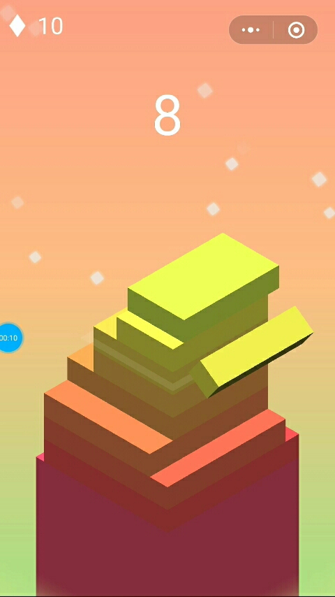 天秀不如你秀#小游戏《堆高高》解说:这款游戏哪有那么简单,是我太大