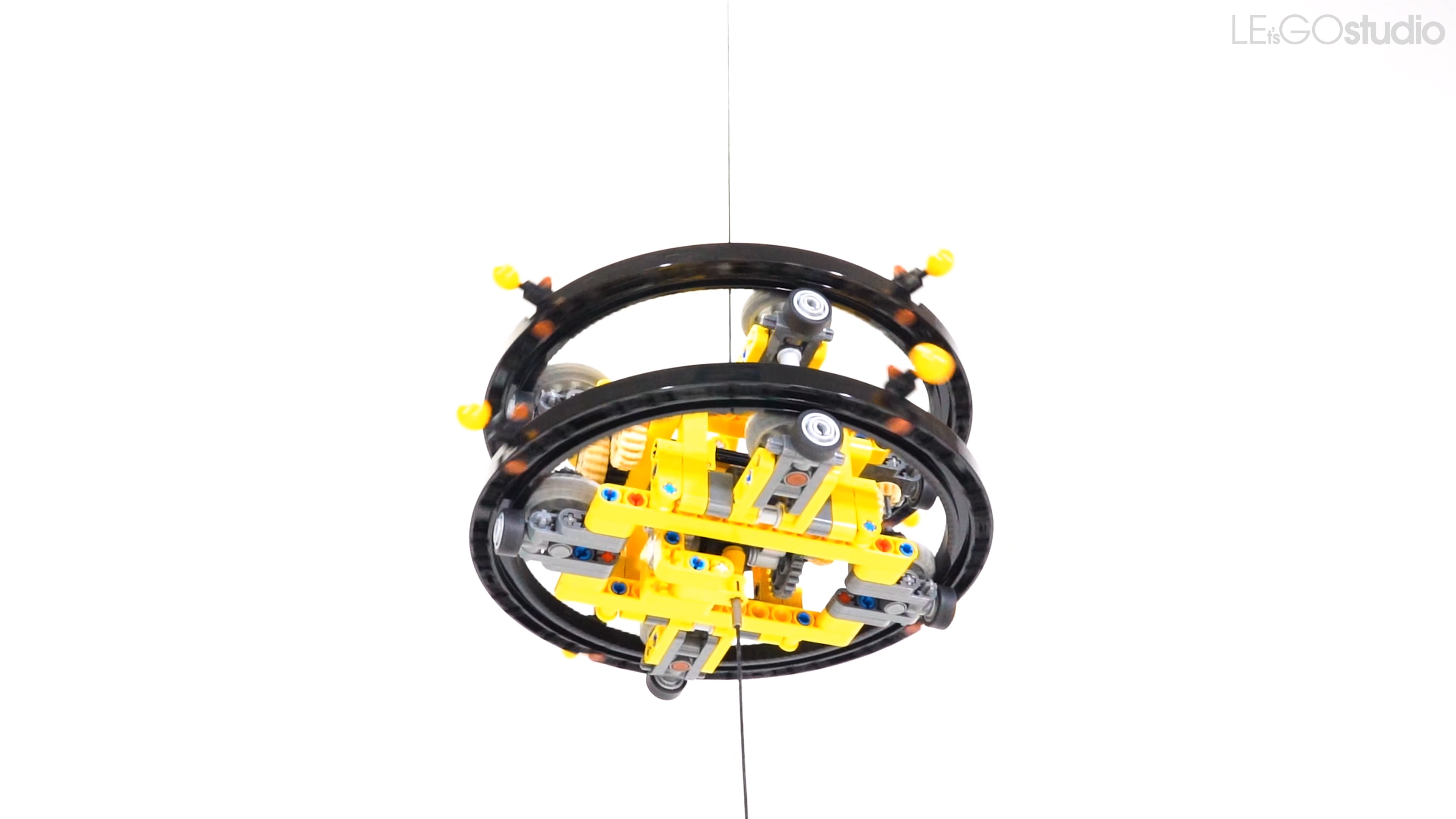 乐高积木#五十川芳仁乐高科技作品《悬吊发电机》