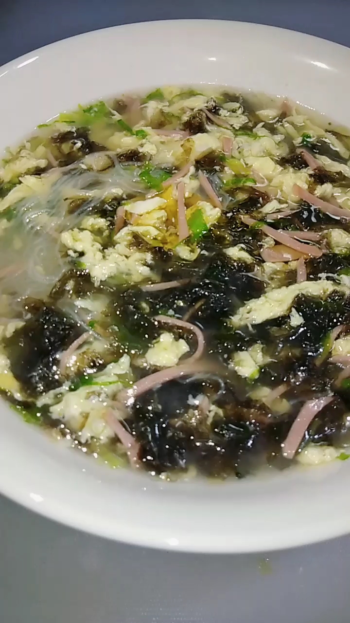紫菜粉丝汤